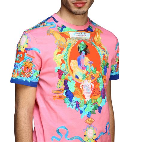 versace pink tee|Versace tees for men.